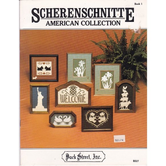 Vintage Cross Stitch Patterns, Scherenschnitte American Collection by Pam Neely - Picture 1 of 2